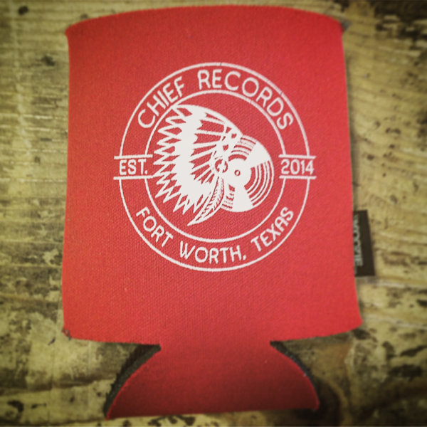 Chief Records Red Koozie