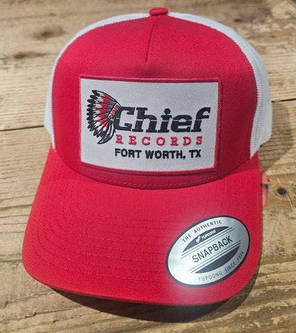 Chief Records "Dad" Hat (Red/White)